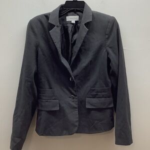 Calvin Klein Size 6 Women's Charcoal Blazer Preloved